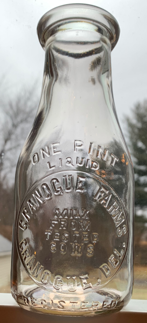 Milks - Antique Delaware Bottles
